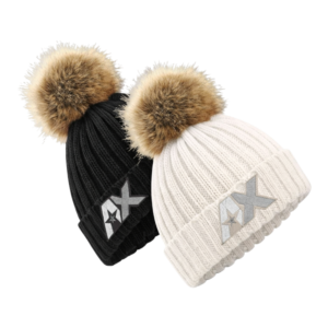 Faux Fur Pom Pom Beanie